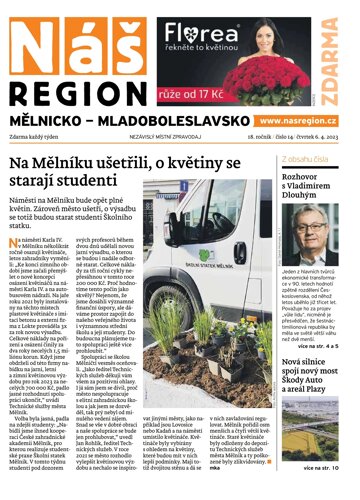 Obálka e-magazínu Náš Region - Mělnicko/Mladoboleslavsko 14/2023