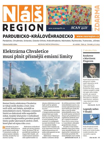 Obálka e-magazínu Náš Region - Pardubicko/Královéhradecko 31/2023