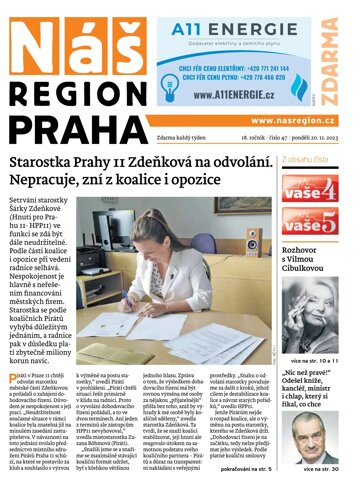 Obálka e-magazínu Náš Region - Praha 47/2023