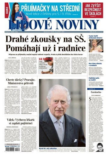 Obálka e-magazínu Lidové noviny 6.2.2024