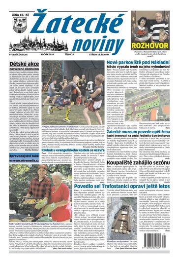 Obálka e-magazínu Žatecké noviny 25/24