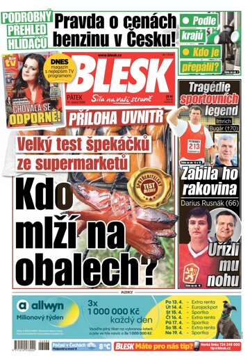 Obálka e-magazínu Blesk 10.4.2026