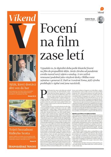 Obálka e-magazínu Hospodářské noviny - příloha Víkend 166 - 28.8.2026 Víkend