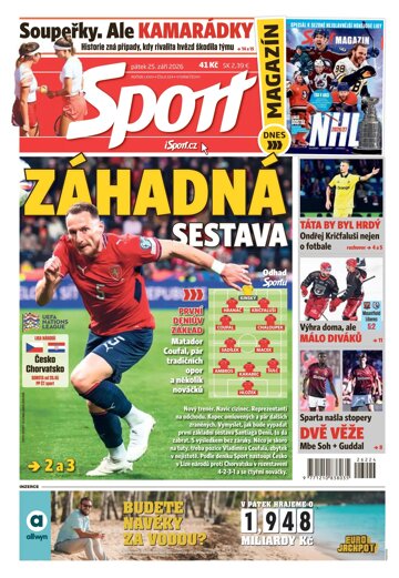 Obálka e-magazínu Sport 25.9.2026