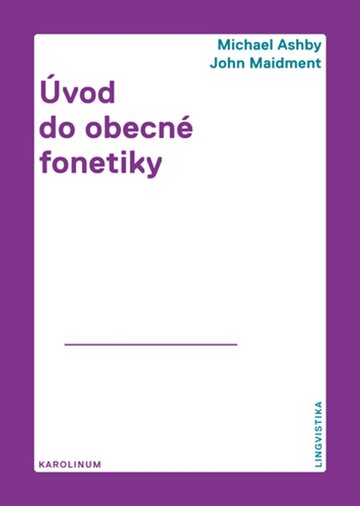 Obálka knihy Úvod do obecné fonetiky