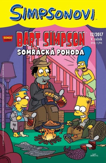 Obálka e-magazínu Bart Simpson 12/2017: Somrácká pohoda