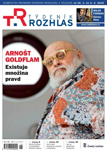 Obálka e-magazínu Týdeník Rozhlas 18/2018