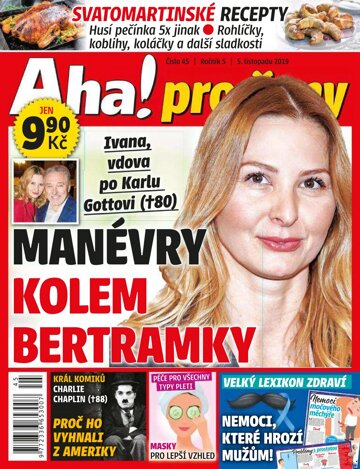 Obálka e-magazínu AHA! pro ženy 45/2019