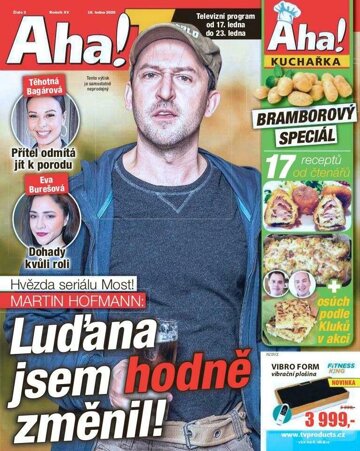 Obálka e-magazínu AHA! Tv - 16.1.2020