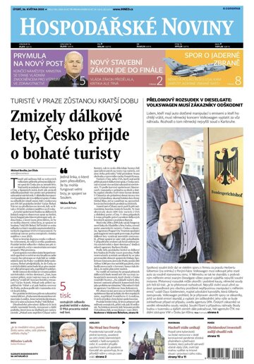 Obálka e-magazínu Hospodářské noviny 100 - 26.5.2020