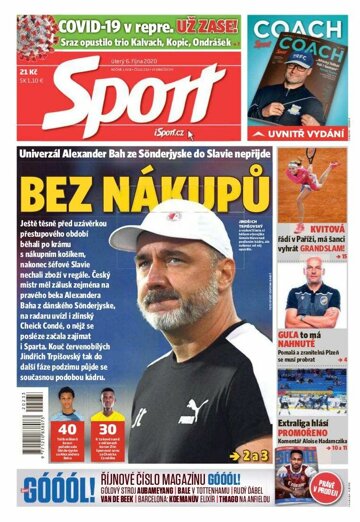 Obálka e-magazínu Sport 6.10.2020