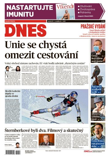 Obálka e-magazínu MF Dnes 23.1.2021