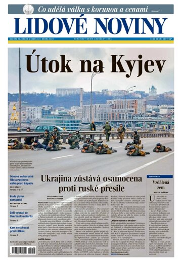 Obálka e-magazínu Lidové noviny 26.2.2022