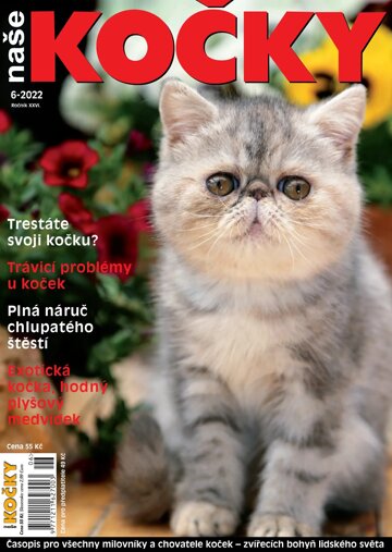 Obálka e-magazínu Naše kočky 6/2022