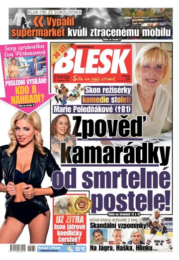 Obálka e-magazínu Blesk 10.11.2022