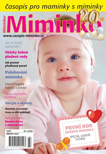 Obálka e-magazínu Miminko 3/2022