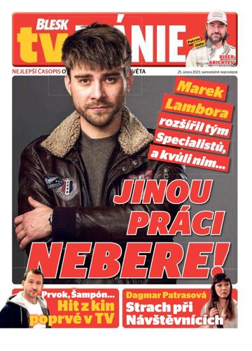 Obálka e-magazínu Blesk Tv manie 25.2.2023