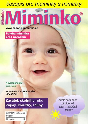 Obálka e-magazínu Miminko 9.1.2023