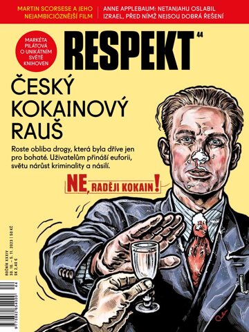Obálka e-magazínu Respekt 44/2023