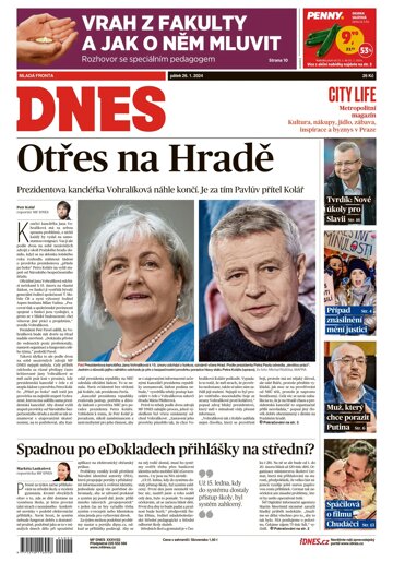 Obálka e-magazínu MF Dnes 26.1.2024