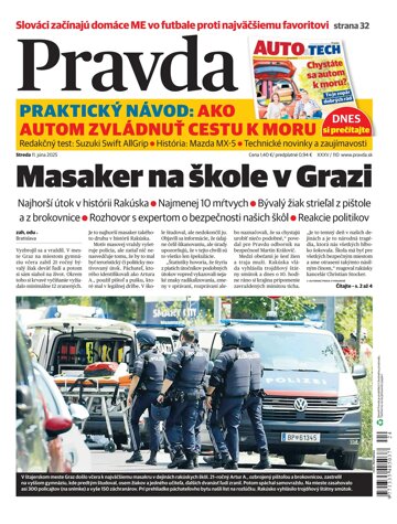 Obálka e-magazínu Pravda 11. 6. 2025