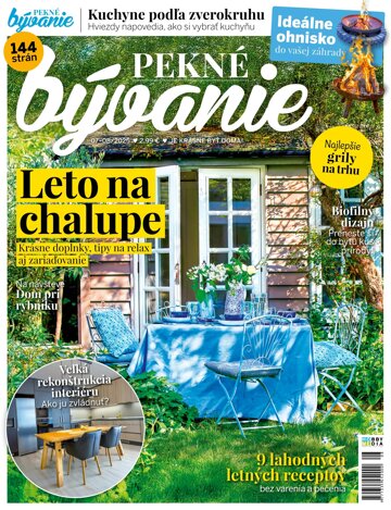 Obálka e-magazínu Pekné bývanie 8.7.2025