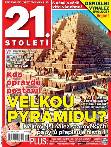 Obálka e-magazínu 21. století 8/2025
