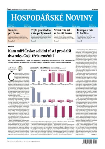 Obálka e-magazínu Hospodářské noviny 233 - 2.12.2025