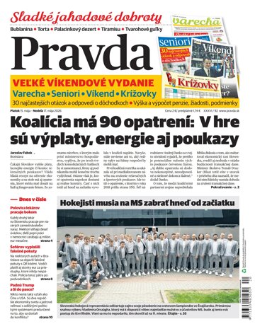 Obálka e-magazínu Pravda 15. 5. 2026