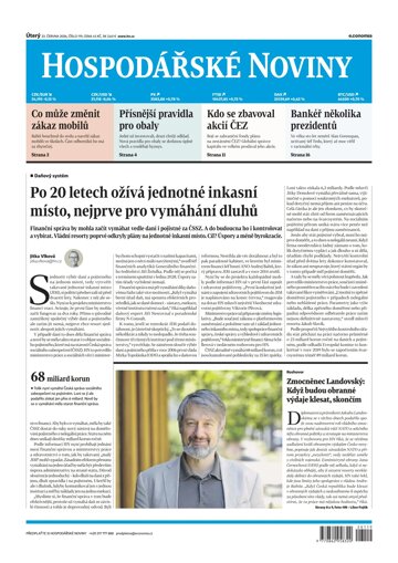 Obálka e-magazínu Hospodářské noviny 119 - 23.6.2026