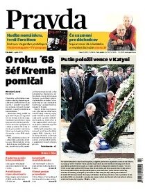 Obálka e-magazínu Pravda 8.4.2010