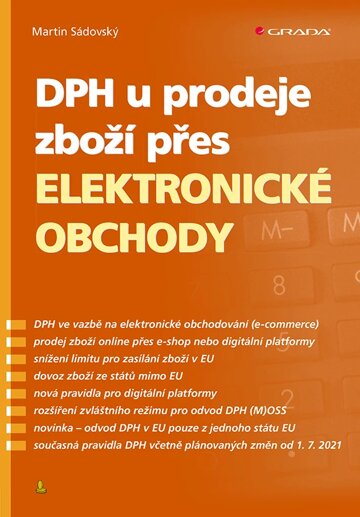 Obálka knihy DPH u prodeje zboží přes elektronické obchody