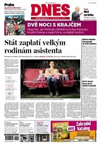 Obálka e-magazínu MF Dnes 28.8.2014