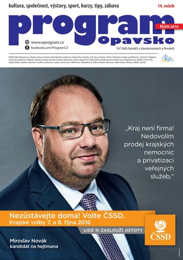 Obálka e-magazínu Program OP 10-2016