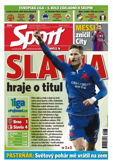 Obálka e-magazínu Sport 20.10.2016
