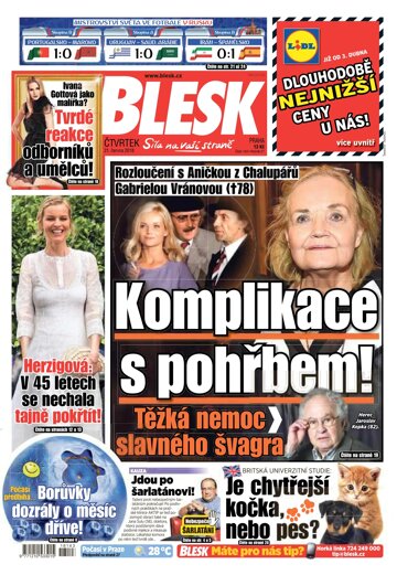 Obálka e-magazínu Blesk 21.6.2018