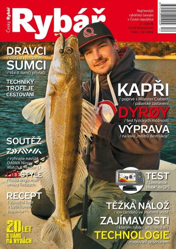 Obálka e-magazínu Český rybář 12/2018