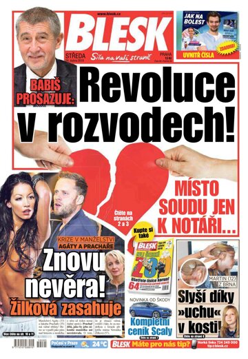 Obálka e-magazínu Blesk 24.4.2019