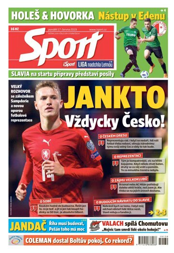 Obálka e-magazínu Sport 17.6.2019