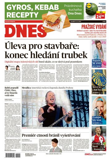 Obálka e-magazínu MF Dnes 19.8.2019