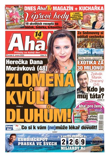 Obálka e-magazínu AHA! 6.2.2020