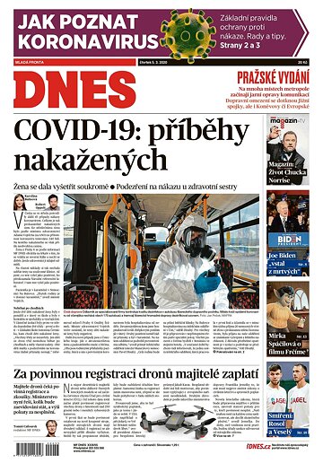 Obálka e-magazínu MF Dnes 5.3.2020