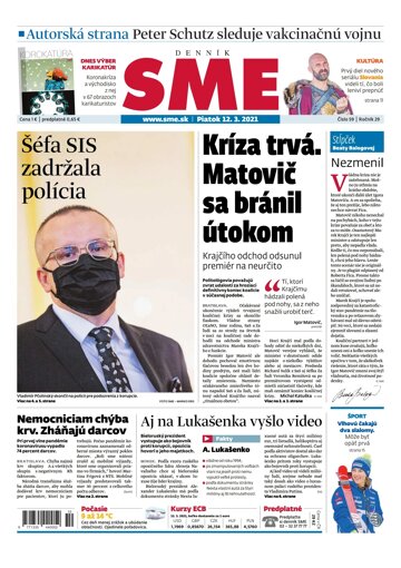 Obálka e-magazínu SME 12-3-2021