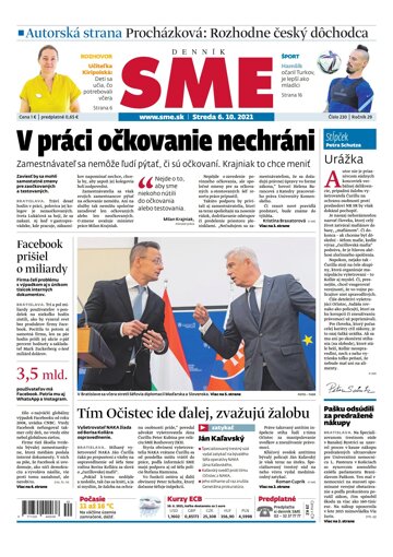 Obálka e-magazínu SME 6-10-2021