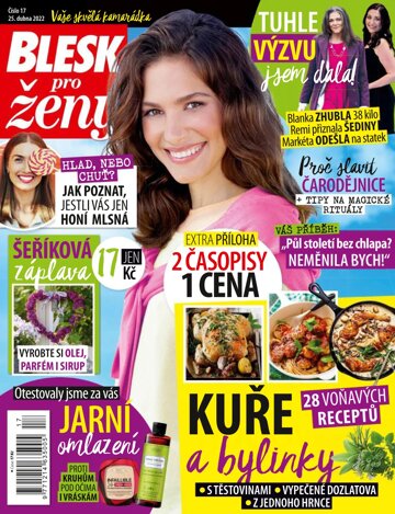 Obálka e-magazínu Blesk pro ženy 17/2022