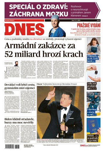 Obálka e-magazínu MF Dnes 14.3.2023