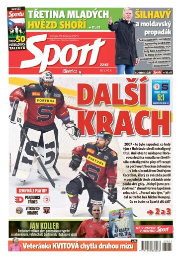 Obálka e-magazínu Sport 29.3.2023