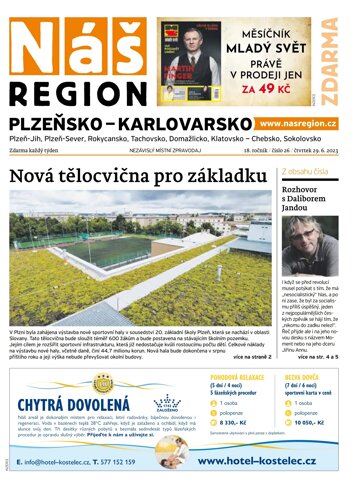 Obálka e-magazínu Náš Region - Karlovarsko 26/2023