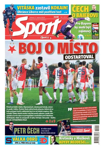 Obálka e-magazínu Sport 17.1.2024