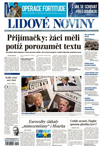 Obálka e-magazínu Lidové noviny 1.6.2024